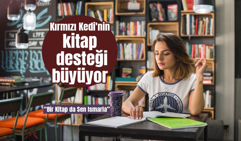 Kırmızı Kedi’nin kitap desteği büyüyor: 1500 eser üniversitelilerle buluştu