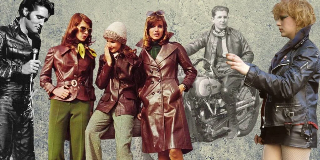 1970'ler ve 1980'lerde deri ceket
